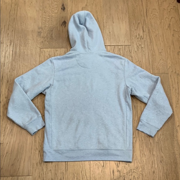 Patagonia Light Blue Hoodie with Patagonia Logo Men’s Small/Women’s Medium - Picture 9 of 9